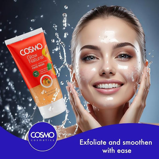 Glow Natural Apricot Exfoliating Face Wash 150ml