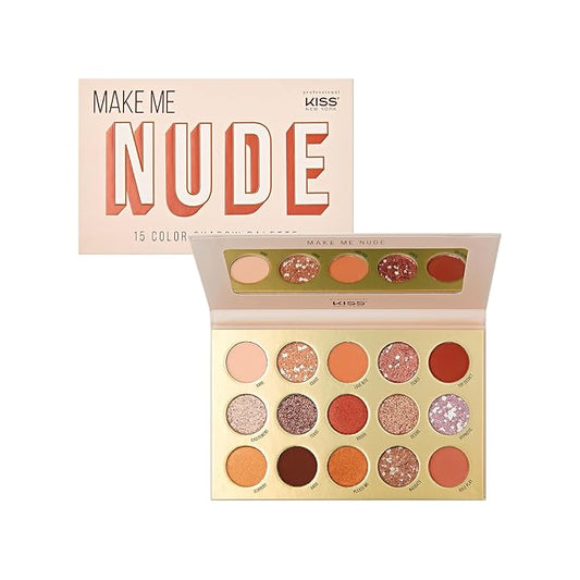 KISS NEW YORK Professional Shadow Palette - Make Me Nude