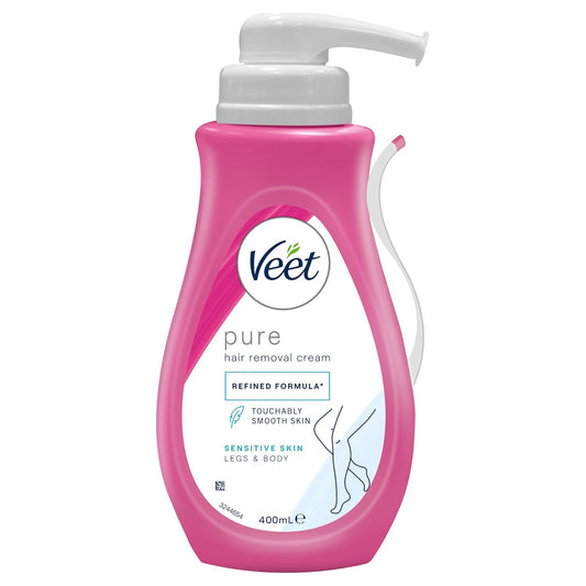 Veet Hair Removal Cream Sensitive Skin with Aloe Vera & Vitamin E 400ml