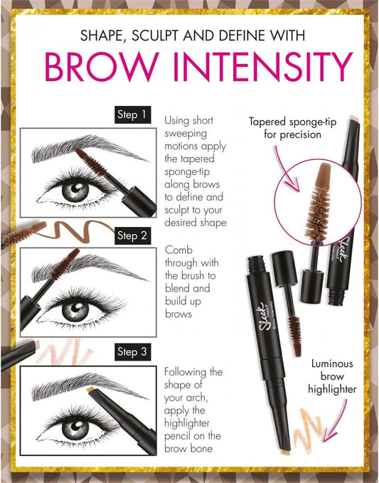 Sleek MakE Up Brow Intensity Brow Mascara Extra Dark 3Ml