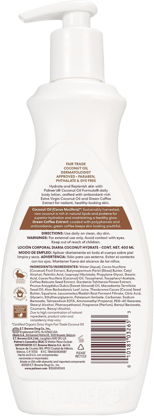 Palmer’s Coconut Oil Formula Coconut Oil Body Lotion With Pump 400 ml