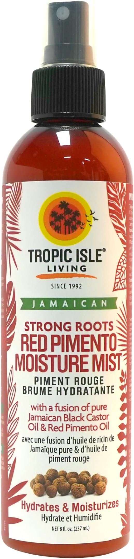 Tropic Isle Living Jamaican Strong Roots Red Pimento Moisture Mist 8oz