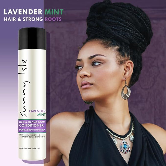 Sunny Isle Lavender Mint Hair and Strong Roots Conditioner 10.1oz