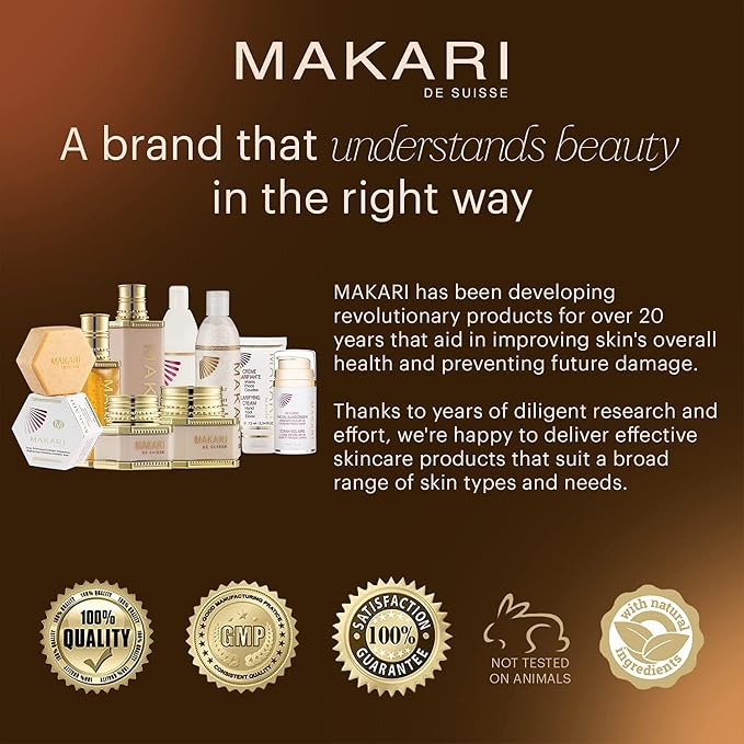 MAKARI Moisturizing Sunscreen Broad Spectrum SPF 50, 5.1 fl oz