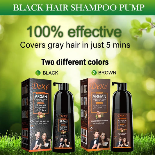 Dexe Plant Series Argan Speedy Hair Color Shampoo 420ml