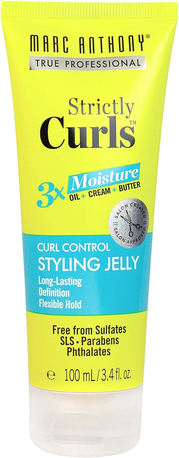 Marc Anthony Strictly Curls 3x Moisture Styling Jelly, Basic, 3.4OZ