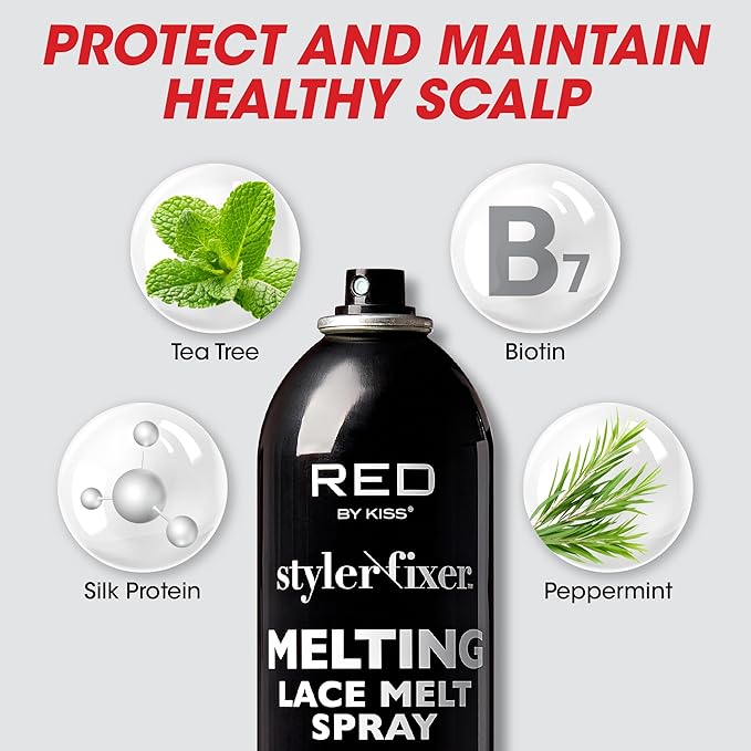 RED By Kiss Styler Fixer Melting Lace Melt Spray | CC Hair & Beauty UK