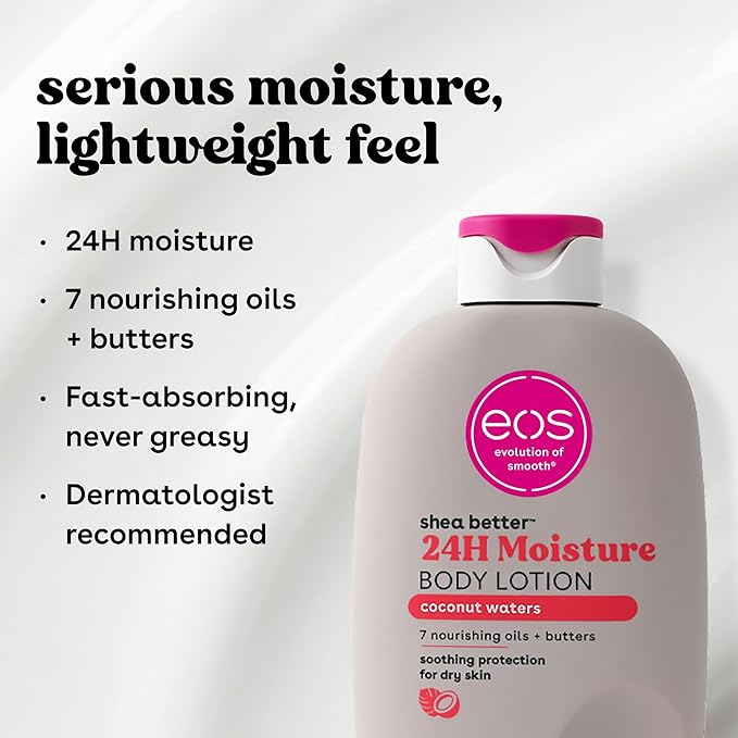 eos Shea Butter 24hr Moisture Body Lotion With Coconut Water 16Oz
