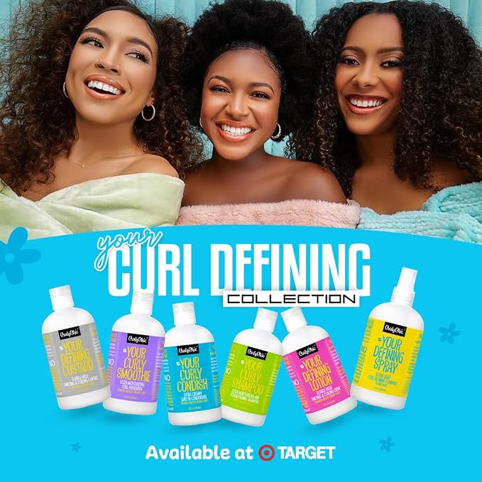 CurlyChic Your Defining Custard Curl Defining & Moisturizing Styling Cream 12 Oz