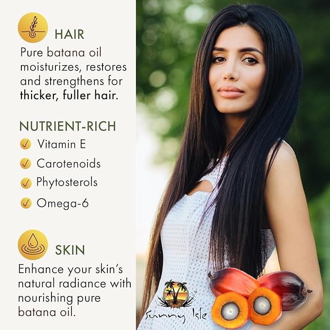 Sunny Isle 100% Raw & Pure Batana Oil 4oz