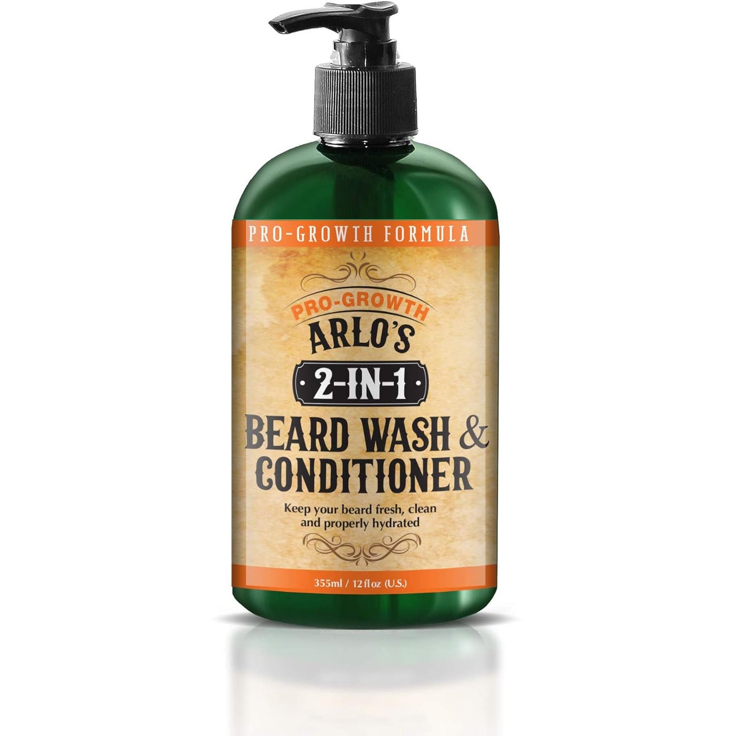 Arlo's 2-in-1 Pro-Growth Beard Wash and Conditioner 12 oz | CC Hair & Beauty UK