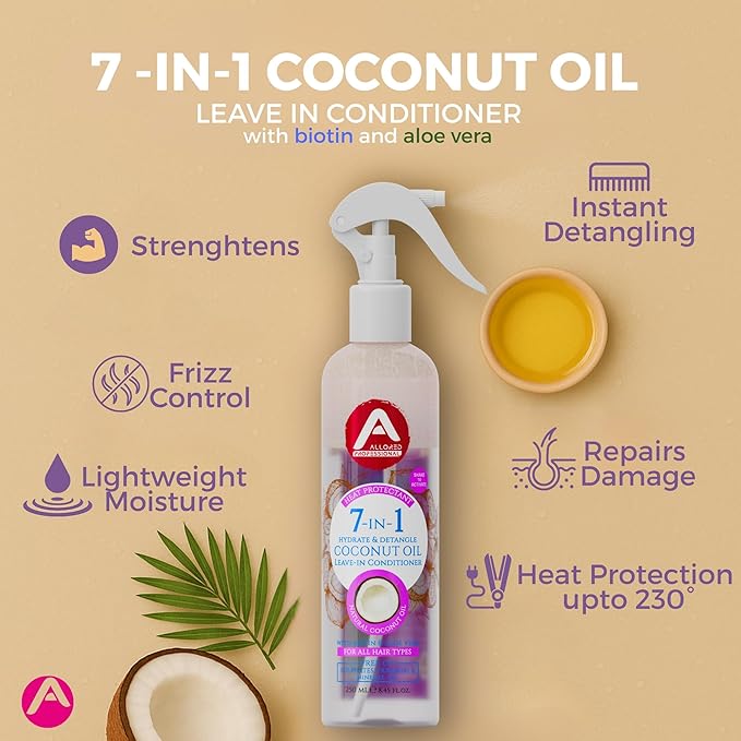 Allored Professional 7 In 1 Hydrate 7 Detangle Leave In Conditioner 250ml
