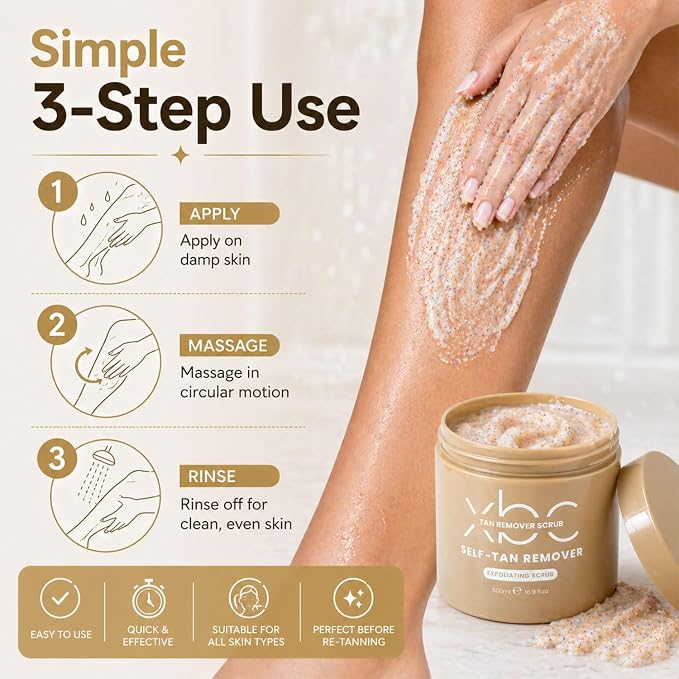 XBC Self Tan Remover Scrub 500ml