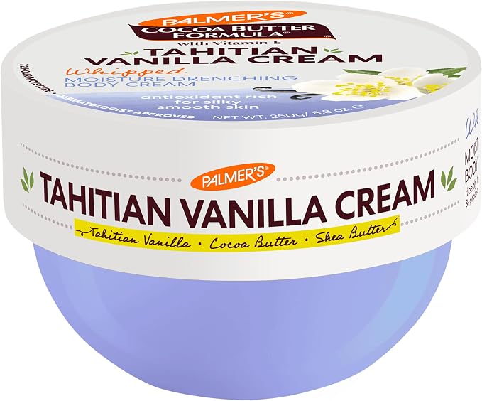 Palmers Cocoa Butter Formula Tahitian Vanilla Whipped Body Cream 8.8Oz