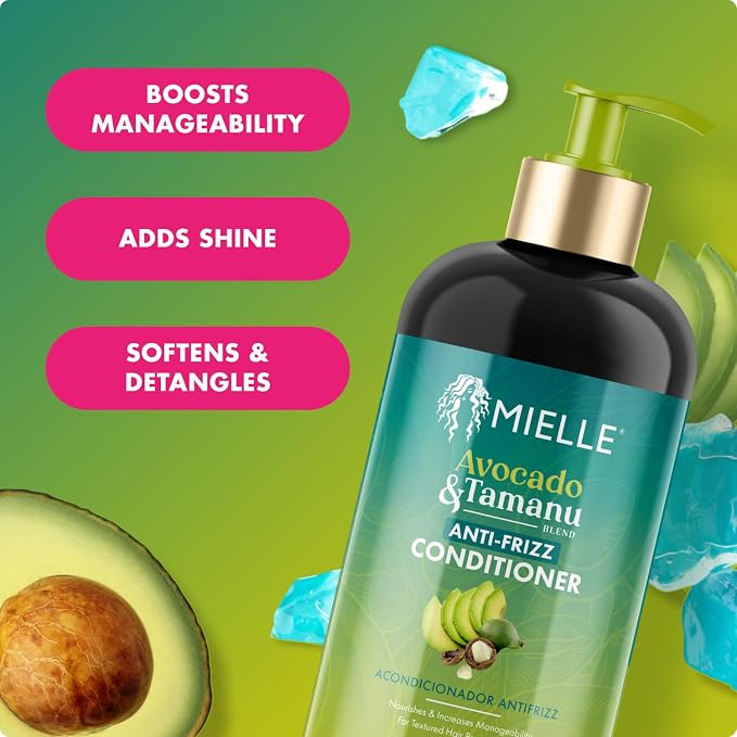 Mielle Organics Avocado & Tamanu Anti Frizz Conditioner 355ml