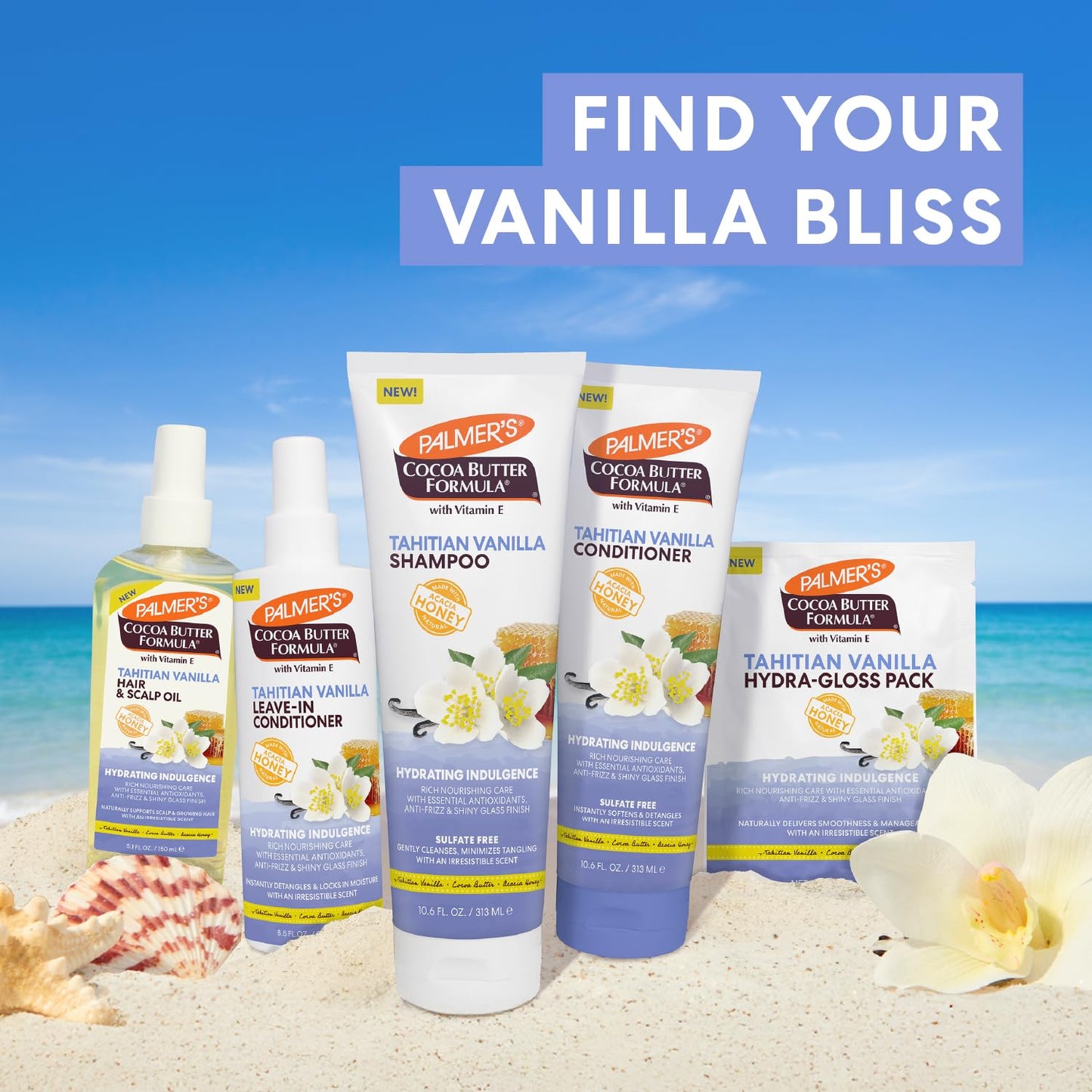 Palmer's Tahitian Vanilla Hair & Scalp Oil with Cocoa Butter 5.1 Fl Oz