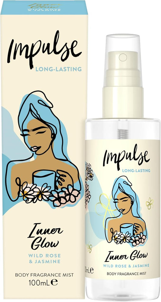 Impulse Inner Glow Wild Rose & Jasmine Body Mist 100ml
