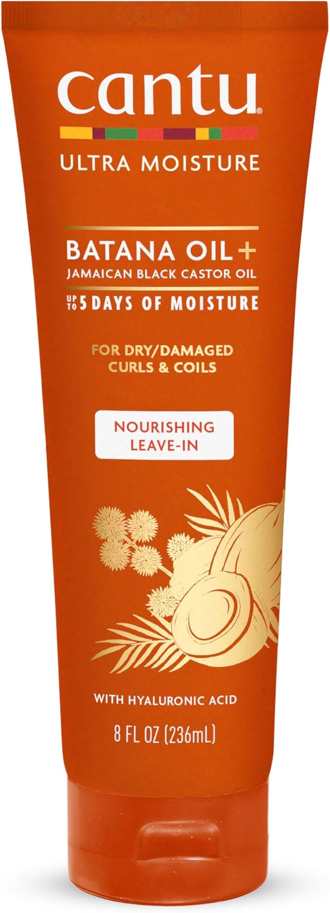 Cantu Ultra Moisture Nourishing Leave-In Conditioner with Batana Oil 236ml