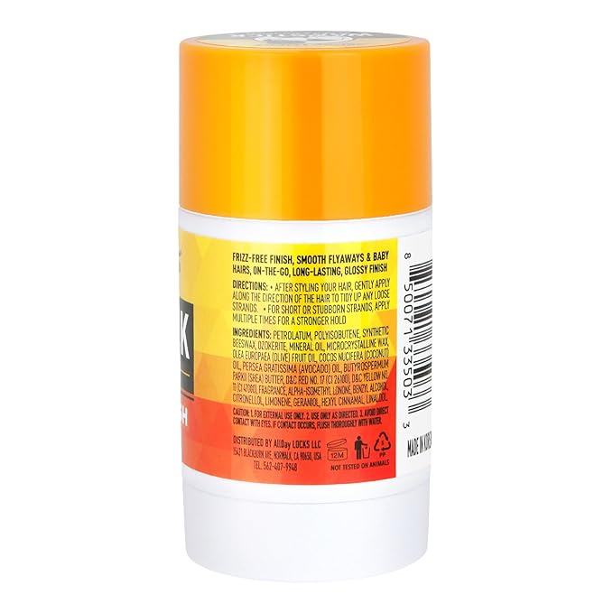 AllDay Locks Wax Stick Hair Styling Edge Control Slick Stick 1.76Oz