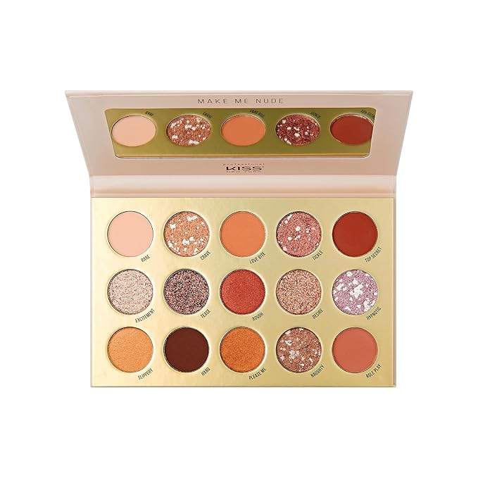 KISS NEW YORK Professional Shadow Palette - Make Me Nude