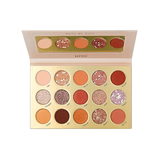 KISS NEW YORK Professional Shadow Palette - Make Me Nude