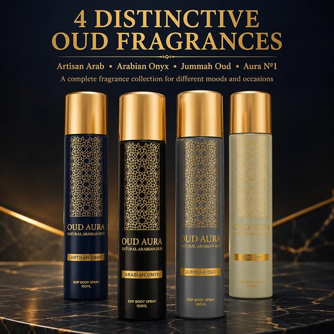 Oud Aura Arabian Scents EDP Body Spray 100ml