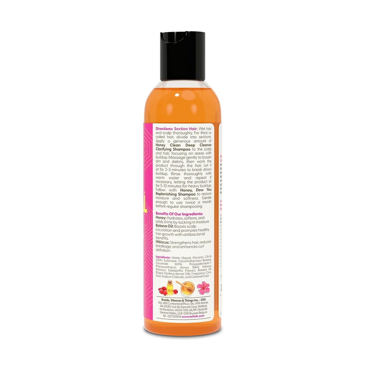 Taliah Waajid Love My Natural Hair Honey Clean Deep Cleanse Clarifying Shampoo 8oz | CC Hair & Beauty UK
