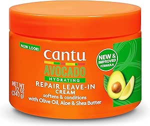 Cantu Avocado Hydrating Leave-In Hair Repair Cream 340 g