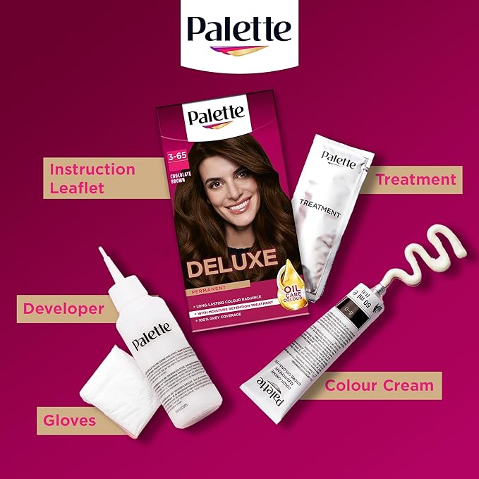 Palette Deluxe Creme Colouration Black Hair Dye