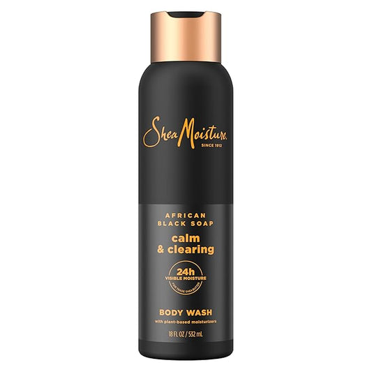 Shea Moisture Shea Moisture Calm & Clearing Body Wash Infused With Black Soap18oz | CC Hair & Beauty Leeds