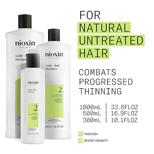 Nioxin Pro Clinical  2 Scalp + Hair Thickening Shampoo 1L