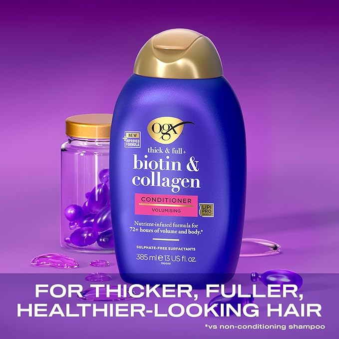 OGX Biotin and Collagen Volumising Hair Conditioner 385ml