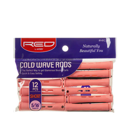 Red By Kiss Cold Wave Rods 5/16" 12pcs Short