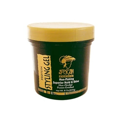 African Essence - non flaking superior hold & shine gel 8 oz