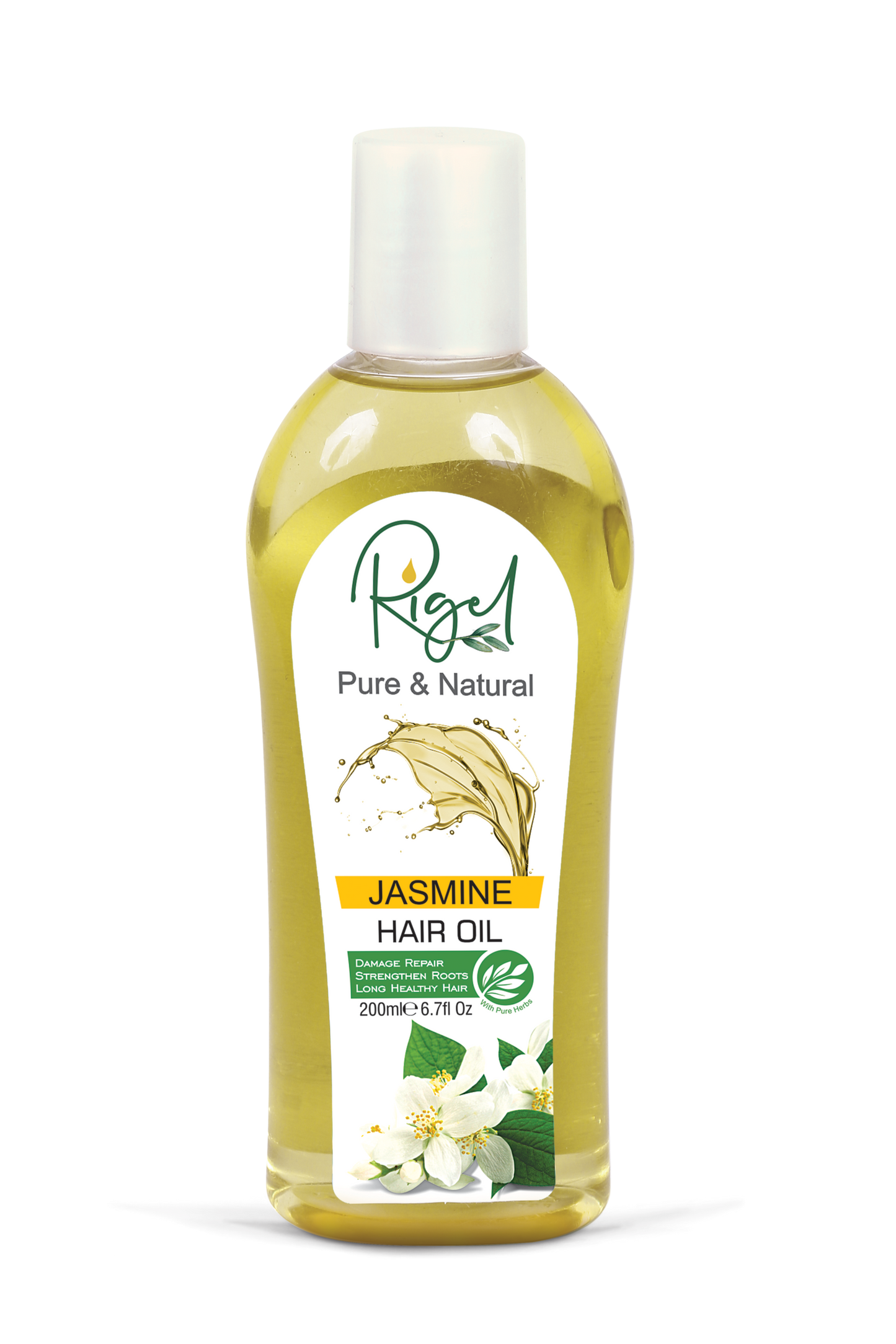 Rigel Pure & Natural Jasmine Hair Oil - 6.7oz