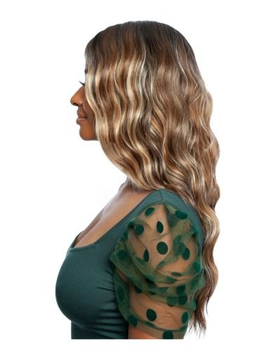 Mane Concept Brown Sugar HD Lace Human Hair Blend Wig - BSHS208 Cotton