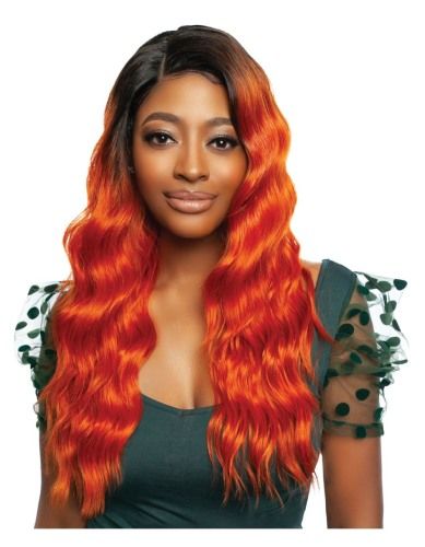 Mane Concept Brown Sugar HD Lace Human Hair Blend Wig - BSHS208 Cotton
