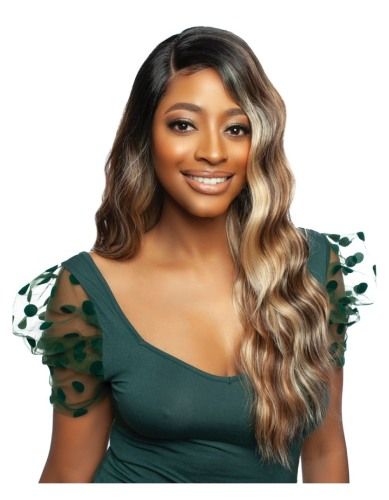Mane Concept Brown Sugar HD Lace Human Hair Blend Wig - BSHS208 Cotton