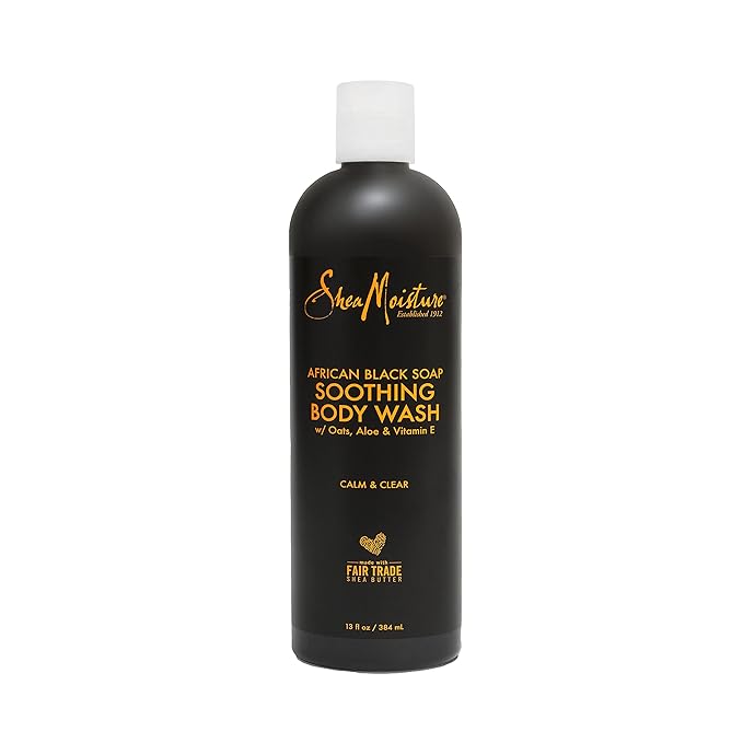 Shea Moisture African Black Soap Soothing Body Wash 384ml