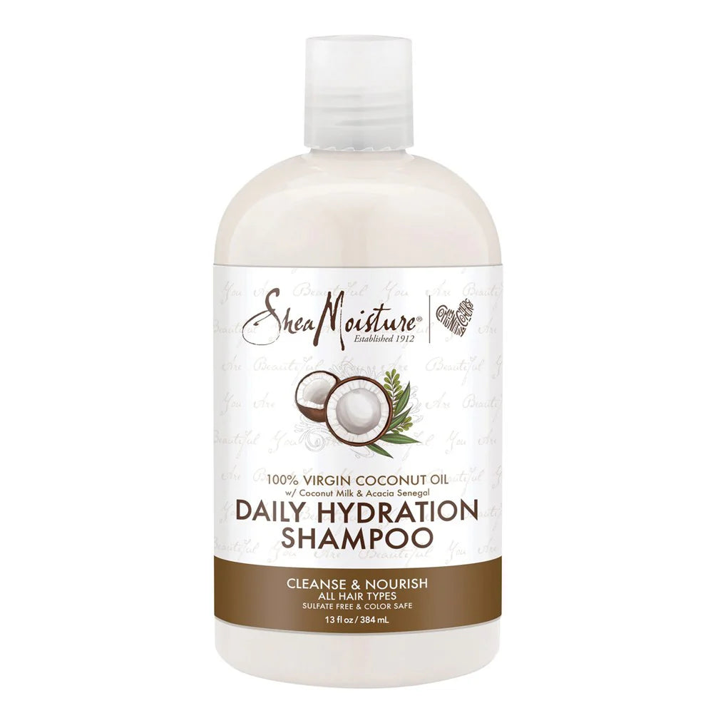 Shea Moisture 100% Virgin Coconut Oil Daily Hydration Shampoo (13oz)