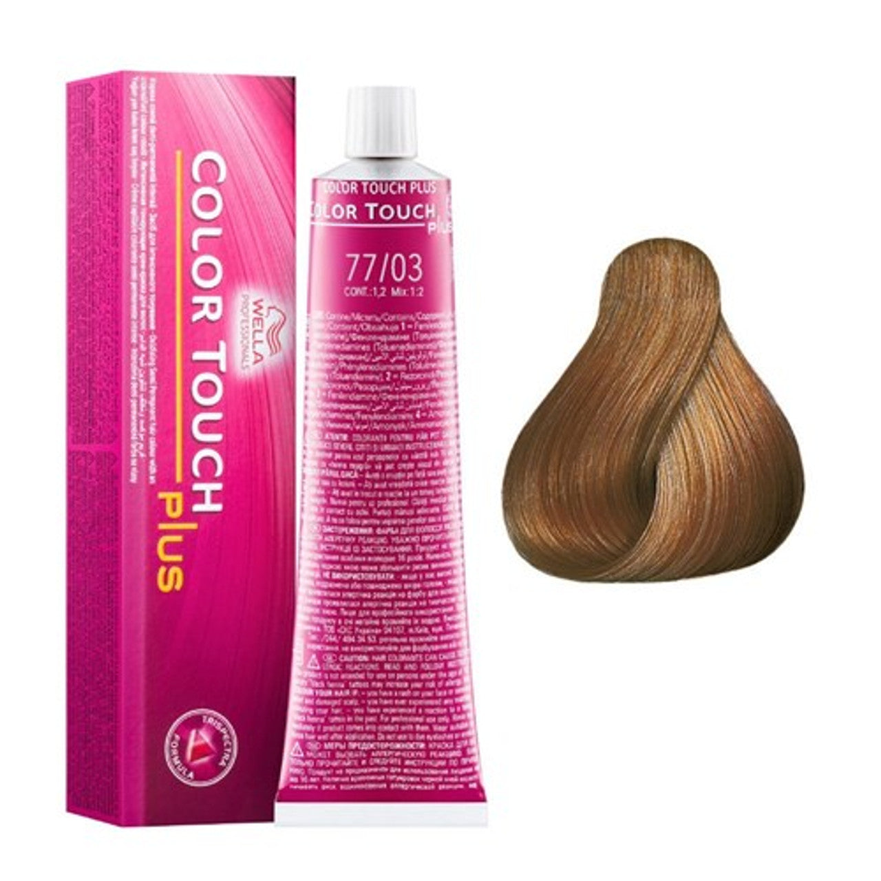 Wella Professionals Color Touch Plus Demi Permanent Hair Colour - 66/07 Dark Natural Brunette Blonde 60ml