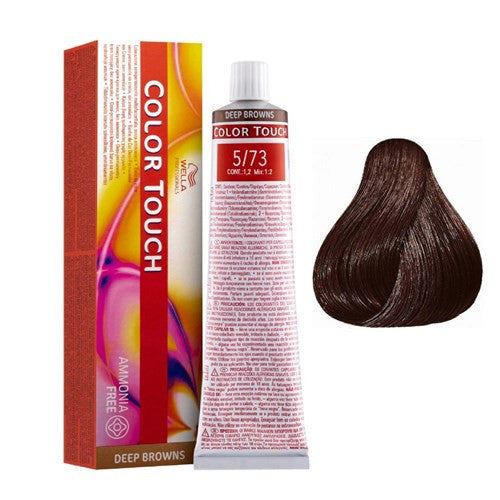 Wella Professional Color Touch  Deep Brown Demi Permanent Dyes 60Ml