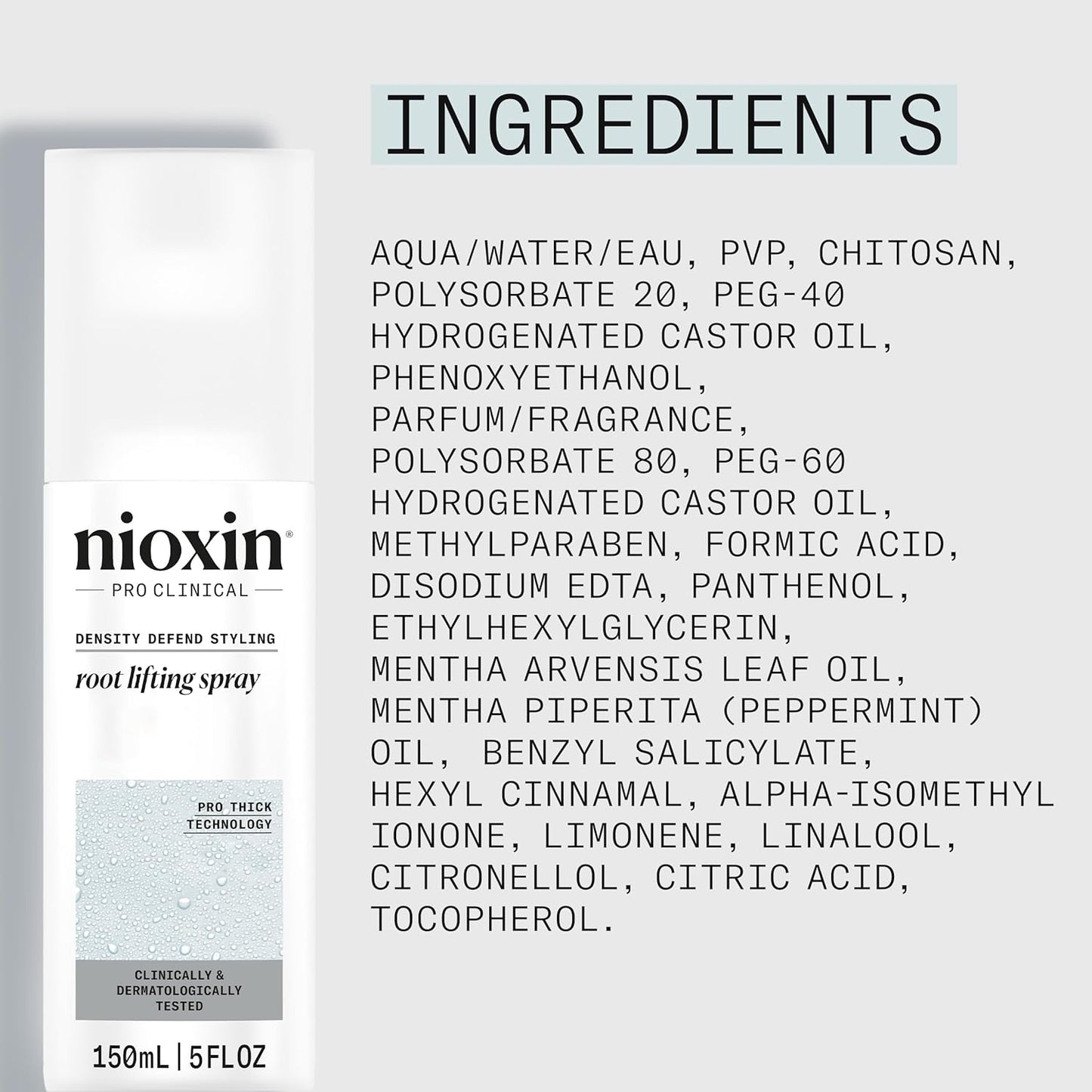 Nioxin Density Defend Styling Root Lifting Spray 150ml