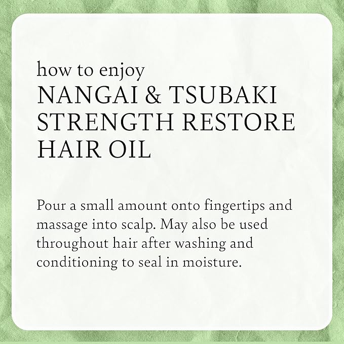 Camille Rose Nangai & Tsubaki Strength Restore Hair Oil 4Oz