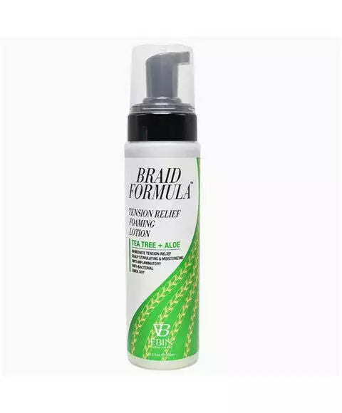 EBIN Braid Formula Tension Relief Foaming Lotion With Tea Tree + Aloe 8.5oz