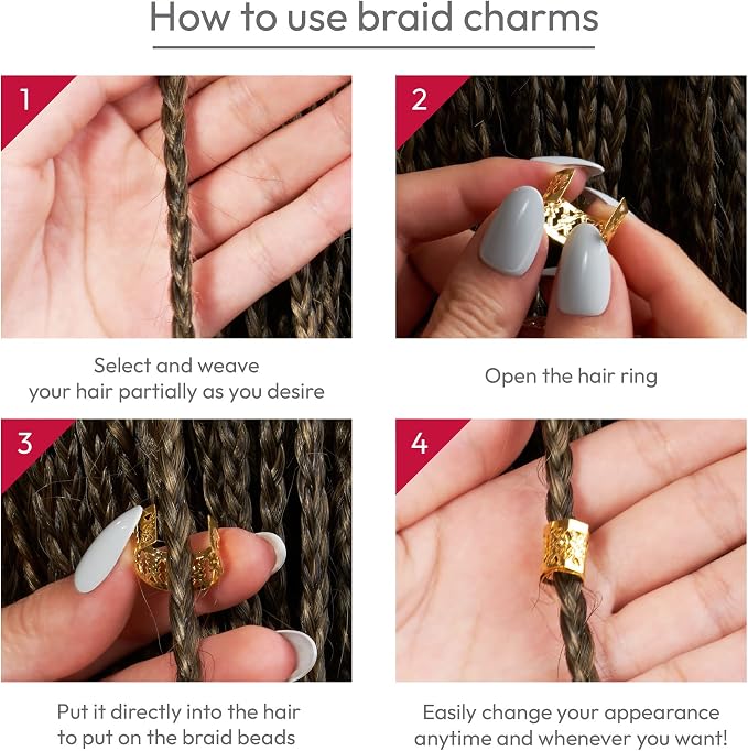 RED by Kiss Dreadlock Jewelry Complete Kit Braid