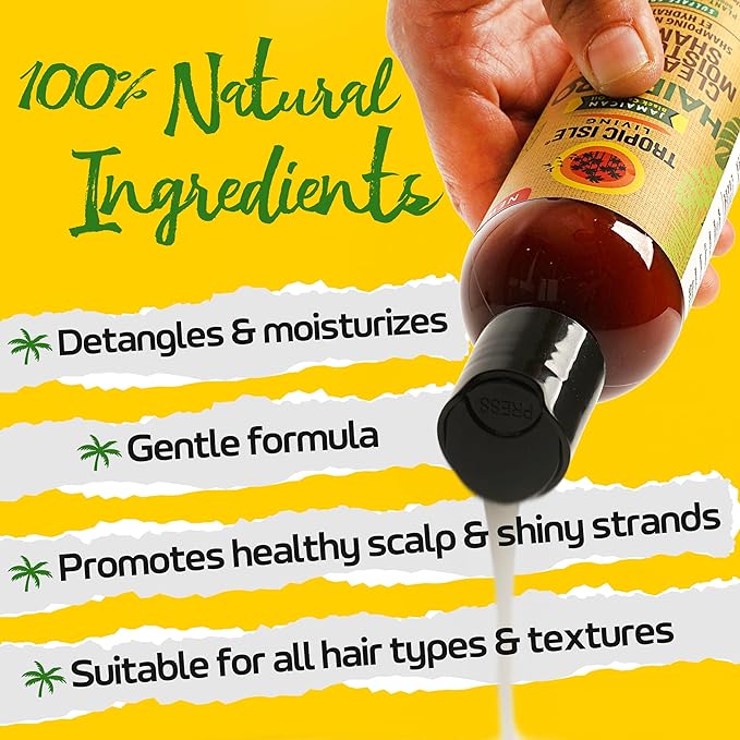 Tropical Isle Hair Gro Cleansing Moisturizing Shampoo 237ml