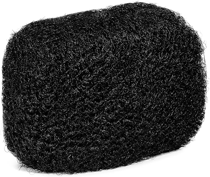 Jazzy Imani Afro Kinky Bulk 100% Virgin Human Hair - Natural Black - 16 inch