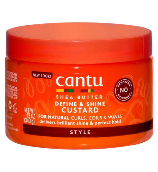 Cantu Shea Butter For Natural Hair Curling Custard 12Oz