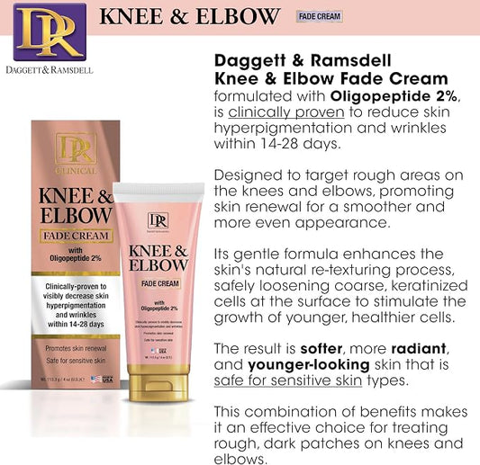Daggett & Ramsdell Knee and Elbow Wrinkle Relief Cream with 2% Oligopeptide 4oz